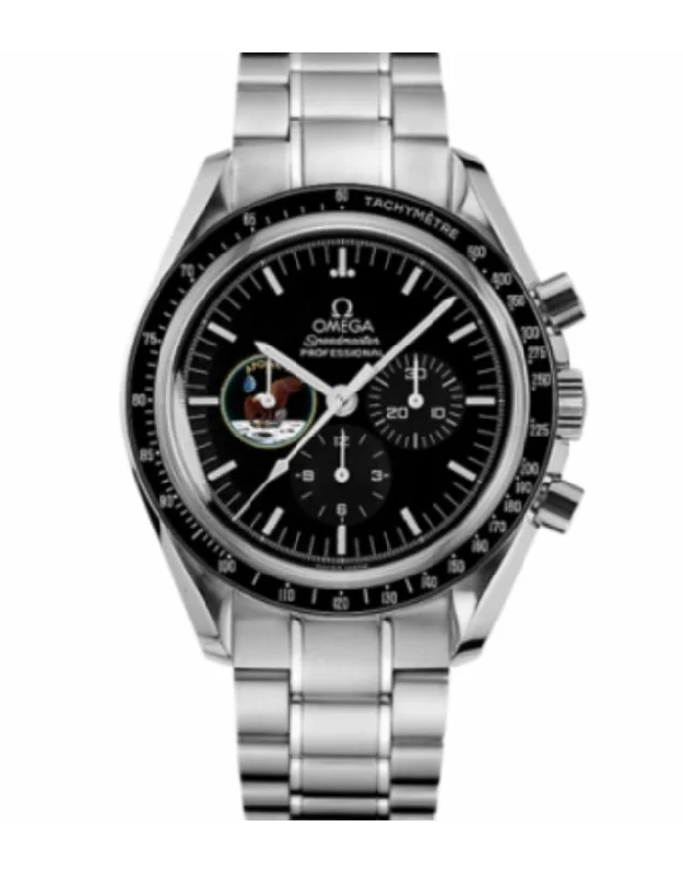 Watches with Rubber Straps for Comfort and DurabilityOmega Speedmaster Professional Missions Apollo 11 Mens Watch