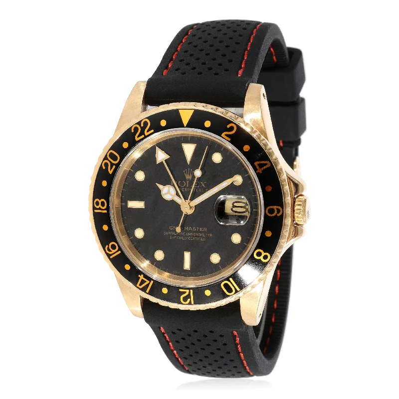 Adjustable Strap Watches for Perfect FitGMT-Master 16758 Mens Watch in  Yellow Gold