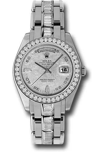 Stainless Steel Bracelet Watches for DurabilityRolex Platinum Day-date Special Edition 39 Watch - 42 Baguette Diamond Bezel - Meteorite Diamond Dial - 18956 BRIL