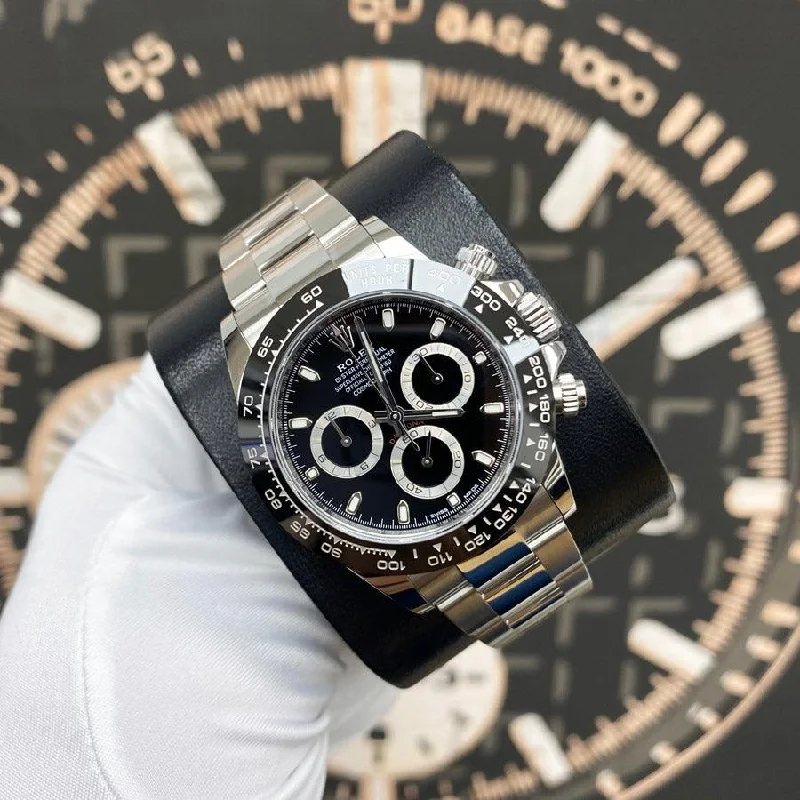 Wooden Cased Watches for a Natural LookRolex Daytona 40mm 116500LN Black Dial