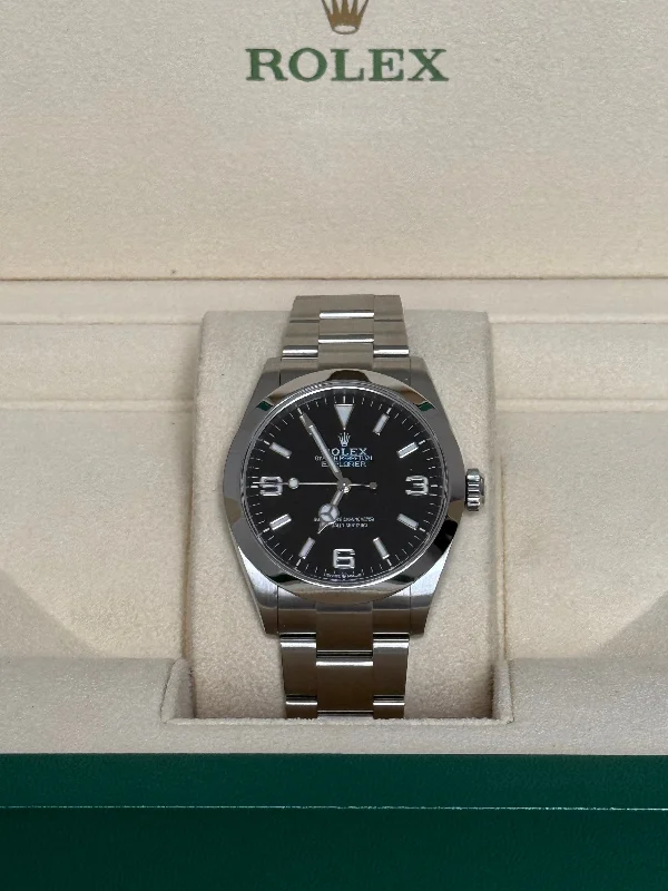 Ceramic Cased Watches with Mother-of-Pearl DialsRolex Explorer 40mm 224270 Oystersteel Oyster Black Dial