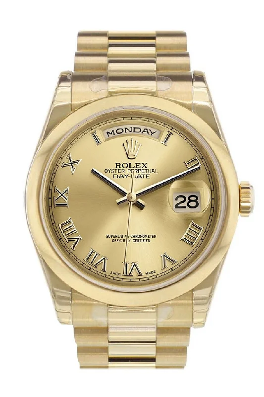 Budget-Friendly Quartz Watches for StudentsRolex Day-Date 36 Champagne Roman Dial President Yellow Gold Watch 118208