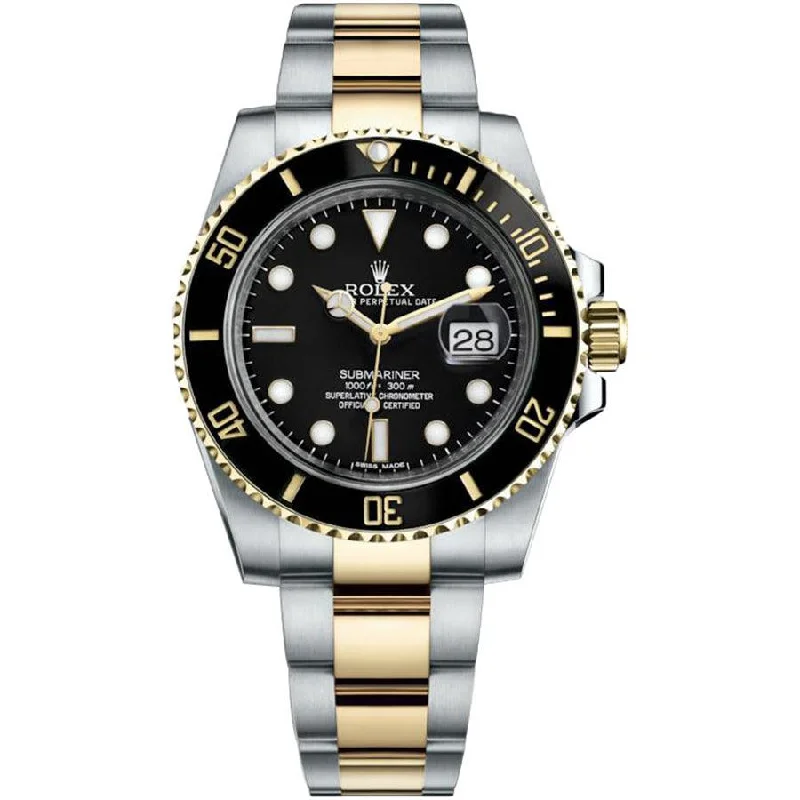 Mechanical Watches with Hand-Winding MechanismRolex Submariner Date 41mm 126613LN Black Dial