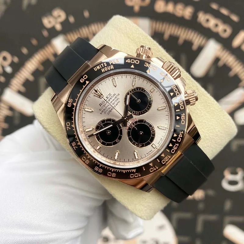 Classic Style Watches for Timeless AppealRolex Daytona 40mm Oyster Flex 126515 Pink Sundust Dial 2024