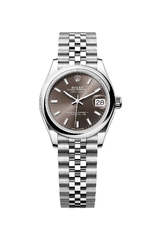 Hybrid Smartwatches with Traditional Watch AestheticsRolex Watch Datejust 31mm Oystersteel Domed Bezel, Dark Grey Index Dial, Jubilee Bracelet 278240-0010