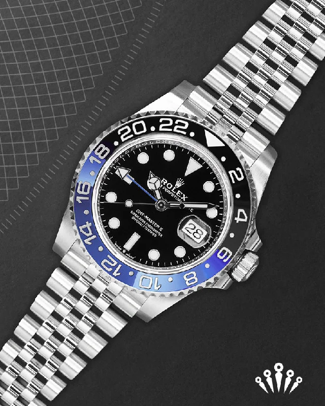 Round Dial Watches with Roman NumeralsRolex GMT Master II