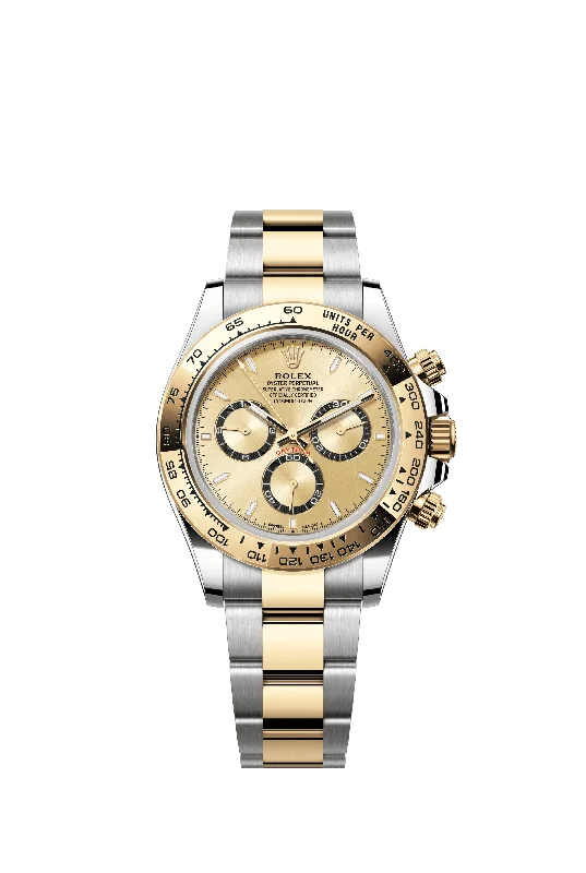 Waterproof Diving Watches with Rotating BezelRolex Cosmograph Daytona 40 mm 126503 Oyster Gold Dial