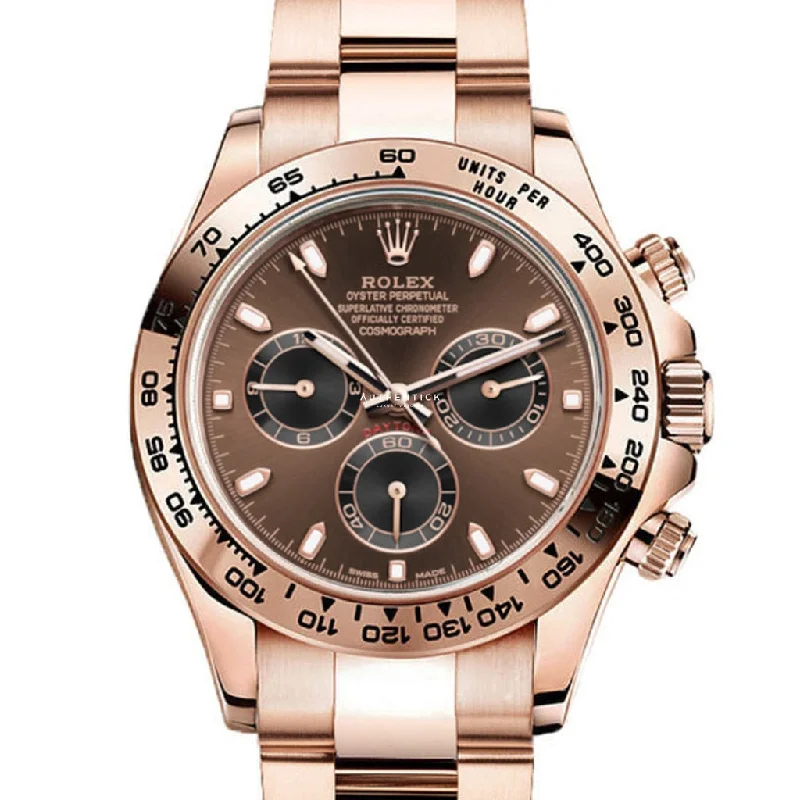 Diamond-Encrusted Luxury Watches for Special OccasionsRolex Cosmograph Daytona 40mm Everose Chocolate Dial 116505