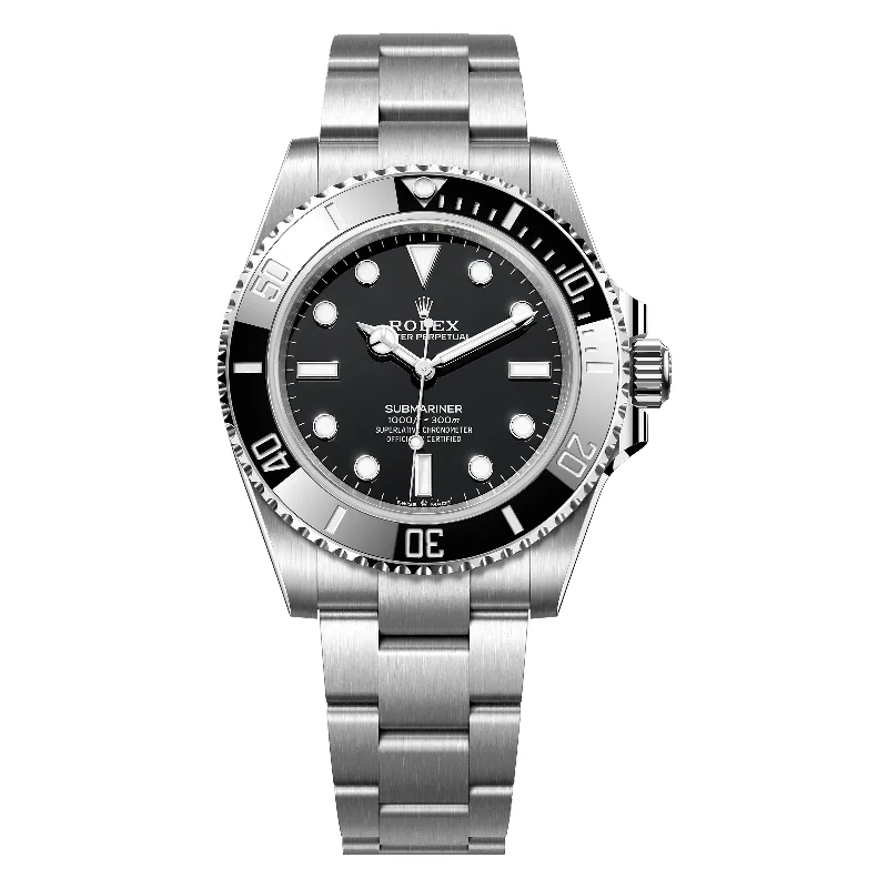 Women’s Watches with Swarovski CrystalsRolex Submariner 41mm 124060-0001 (No Date) Black Dial, Unworn 2024