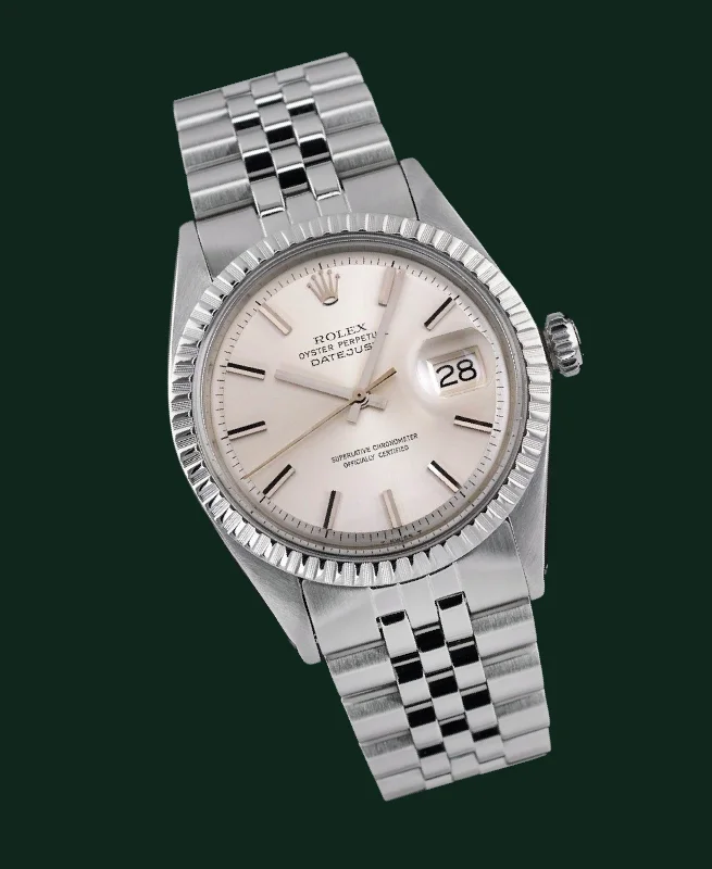 Women’s Dress Watches with Elegant Straps(SOLD) Rolex Datejust 1603 Wide Index