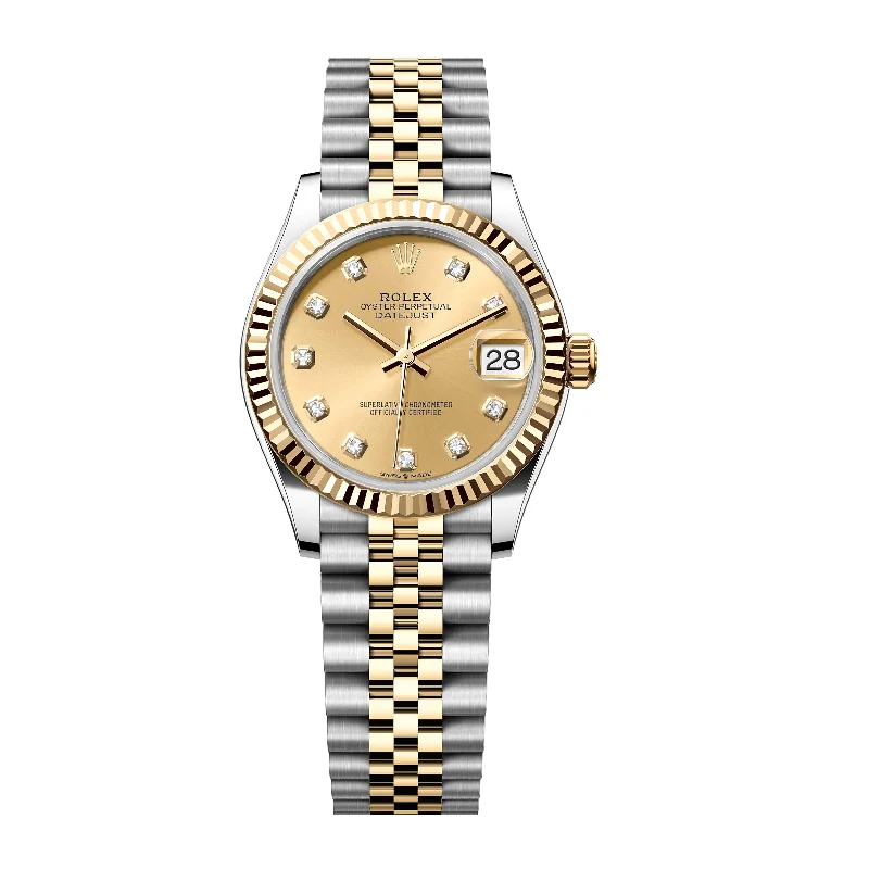 Hybrid Smartwatches with Traditional Watch AestheticsRolex Lady Datejust 31mm 278273-0026 Yellow Gold, Champagne Diamond Dial, Unworn 2024