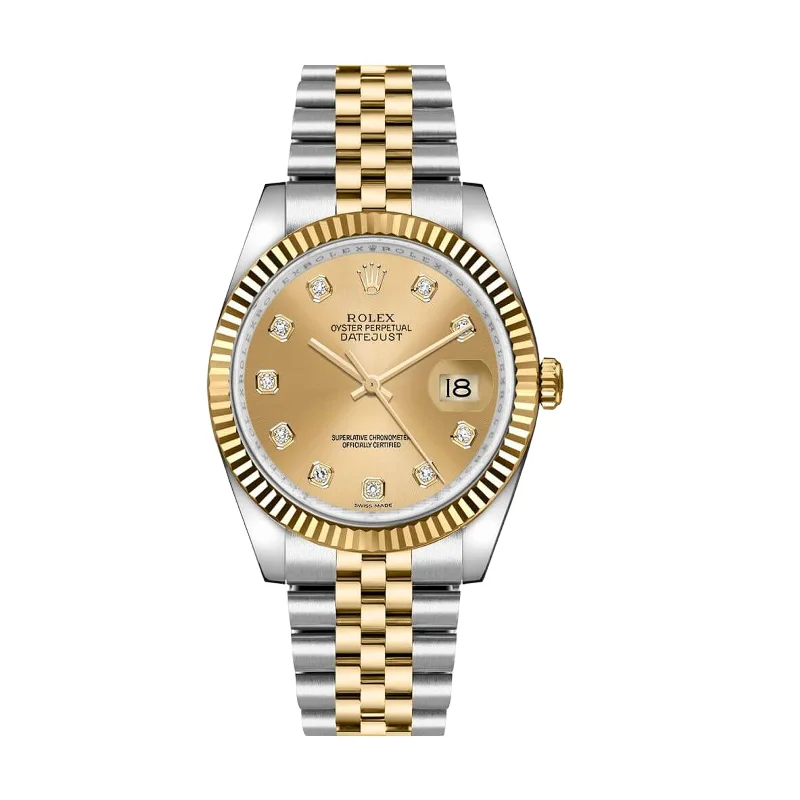 Casual Watches for Weekend OutingsRolex Datejust 36mm 116233 Champagne Diamond Dial, Worn 2016