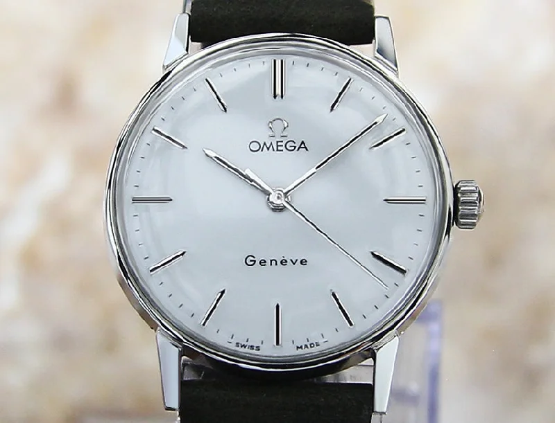 Titanium Cased Watches for Lightweight ComfortOmega Geneve Swiss Cal 601 SS 34mm Men 1960 Watch