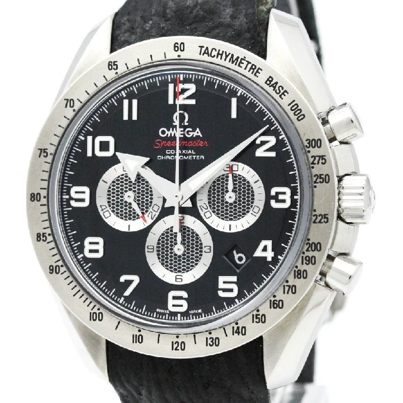 Classic Style Watches for Timeless AppealOmega Men's 321.13.44.50.01.001 Speedmaster Broad Arrow Chronograph Black Leather Watch