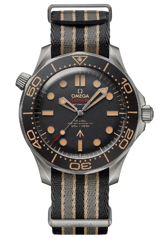 Watches with Matte Finish Cases for a Sophisticated LookOmega Seamaster Diver 300M Titanium 007 Edition 210.92.42.20.01.001