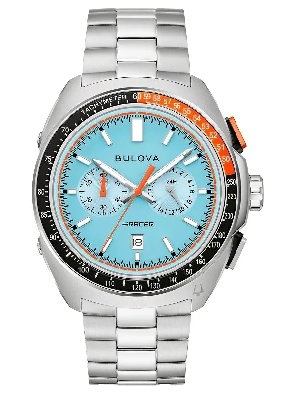 Watches with Braided Straps for a Handmade TouchReloj Bulova Racer Chronograph 98B432