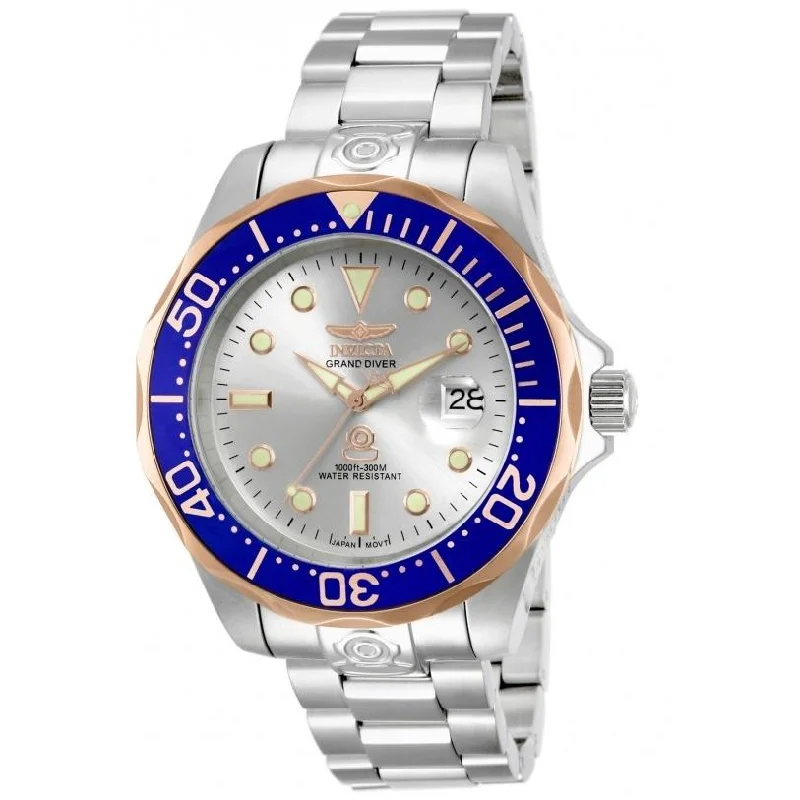 Watches with Rose Gold Plated Cases for a Feminine TouchInvicta Men's 13788 Pro Diver Automatic Stainless Steel Watch