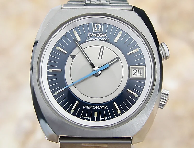 Solar-Powered Watches for Eco-Conscious Users1969 Omega Seamaster Memomatic Alarm Men’s Watch