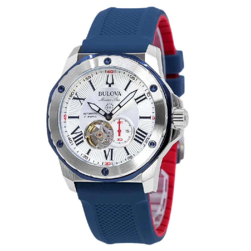 Watches with Matte Finish Cases for a Sophisticated LookBulova Men's 98A225 Marine Star Auto