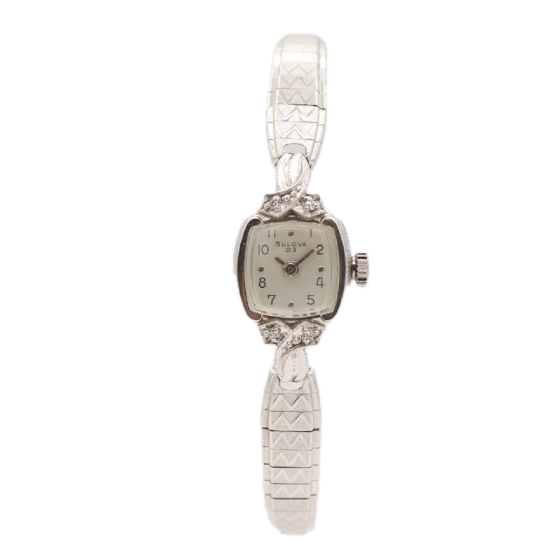 Budget-Friendly Quartz Watches for StudentsVintage 1965 Bulova Diamonds 23JLadies Mechanical Wristwatch 5AT 10k White RGP