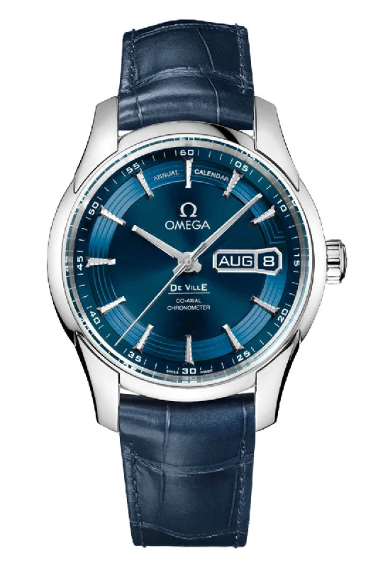 Watches with Heart Rate and Blood Pressure MonitorOmega De Ville Hour Vision Chronometer Annual Calendar 431.33.41.22.03.001