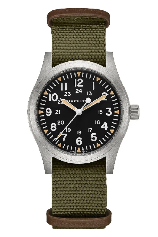 Military Style Watches with Luminescent HandsHamilton Khaki Field Mechanical H69529933