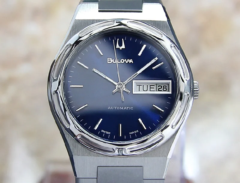 Watches with Engraved Dials for Personalization1970's Bulova N9 Men's Dress Watch