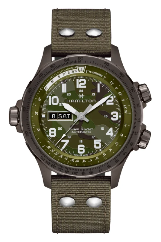 Classic Style Watches for Timeless AppealHamilton Khaki X-Wind Converter Camo H77775960