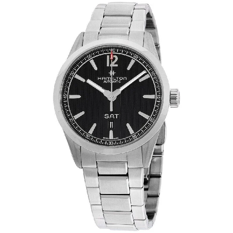 Men’s Dress Watches with Slim ProfilesHamilton Men's H43515135 Broadway Stainless Steel Watch