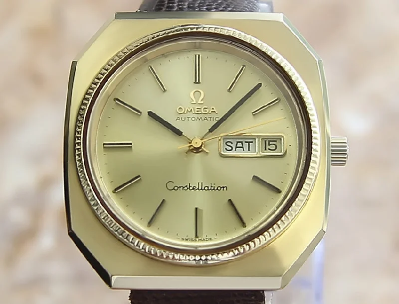 Watches with Rose Gold Plated Cases for a Feminine TouchOmega Constellation 1970's Vintage Watch