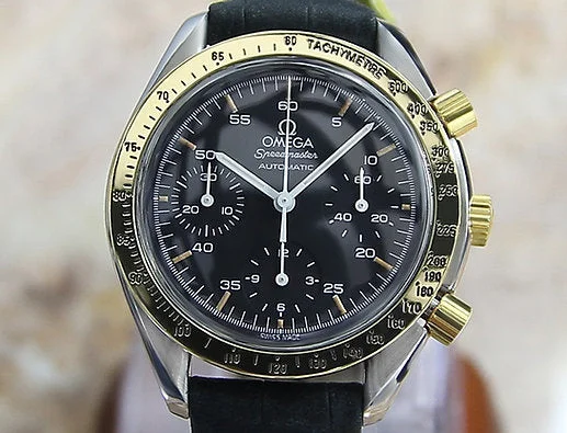 Watches with Multiple Time Zone DisplaysOmega Speedmaster 18k Gold Men's Chronograph Watch