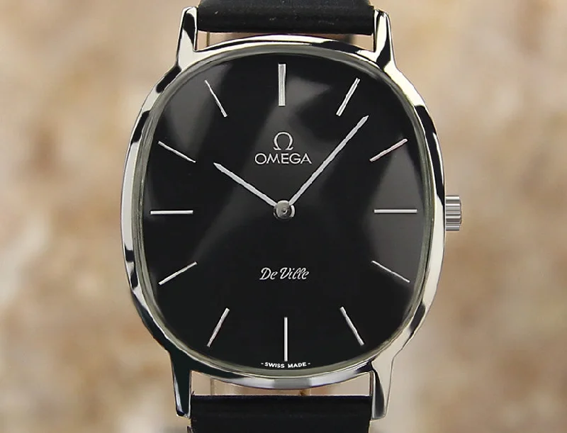 Fashionable Quartz Watches for Women with Leather StrapsOmega DeVille 111 0148 Men's Watch