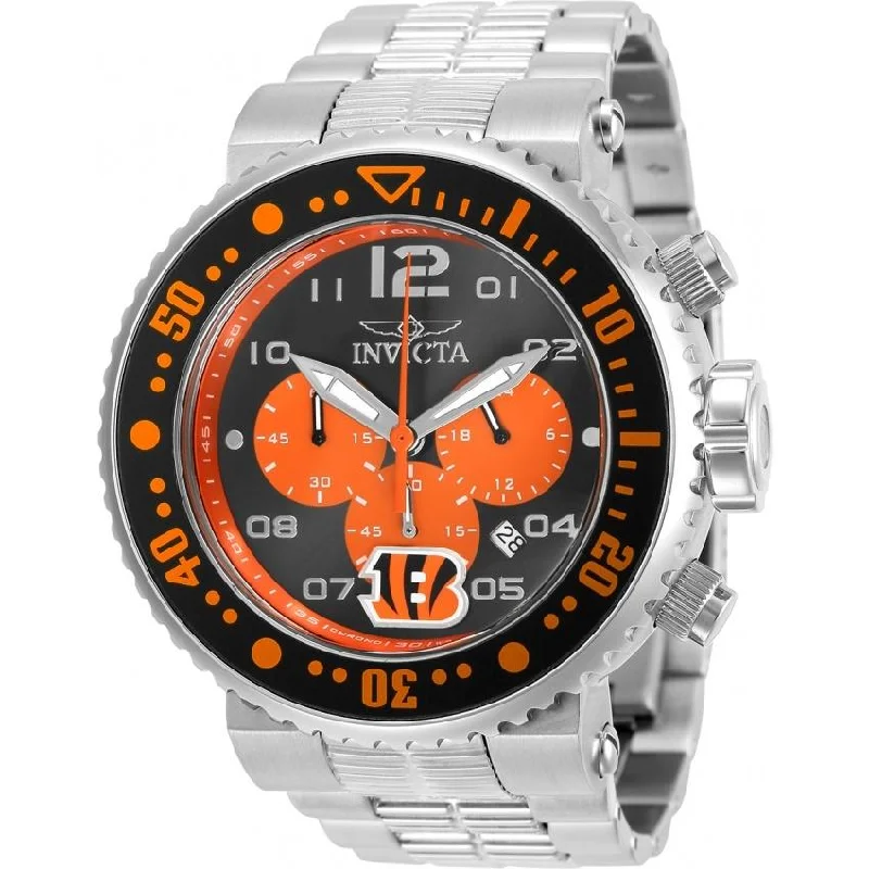 Chronograph Watches for Sports EnthusiastsInvicta Men's 30261 NFL Bengals Stainless Steel Watch