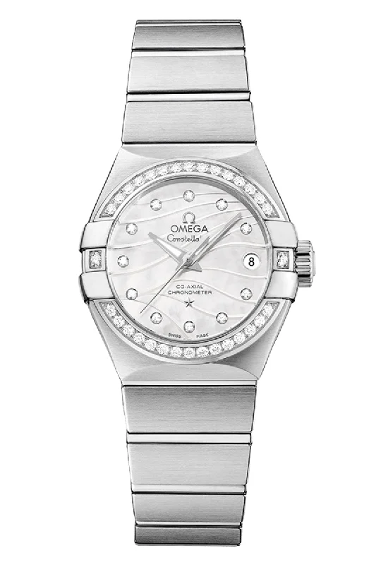 Watches with Rubber Straps for Comfort and DurabilityOmega Constellation Diamonds 123.15.27.20.55.002