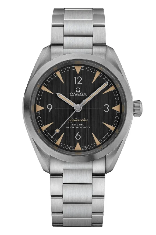 Watches with Gold Plated Cases for a Luxurious LookOmega  Seamaster Railmaster Chronometer 40mm 220.10.40.20.01.001