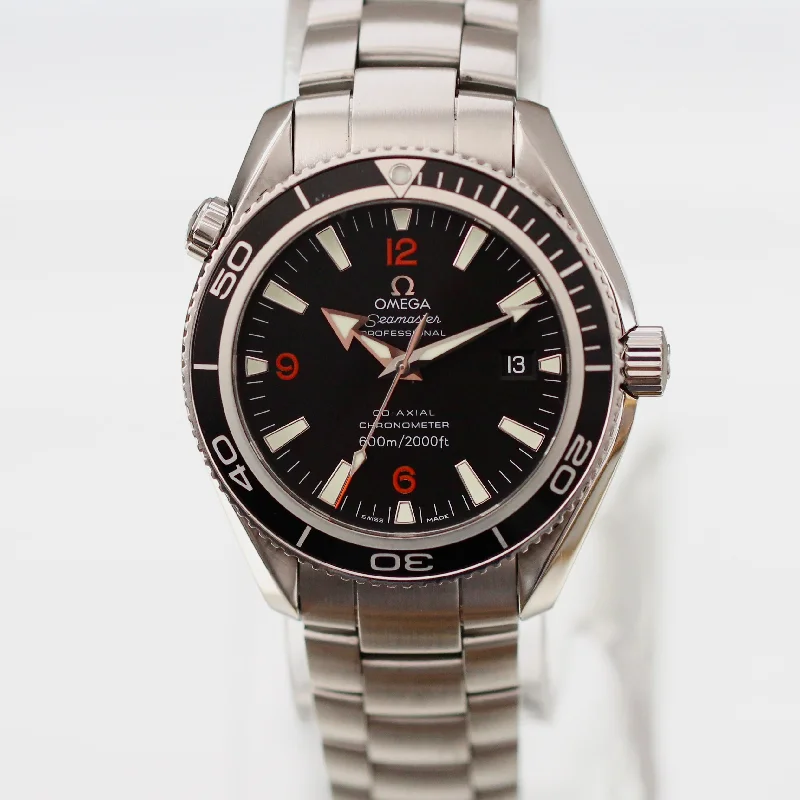 Watches with Dauphine-Style Hands for an Elegant LookOmega Seamaster Planet Ocean 42 2011 Complete Set -  2201.51.00