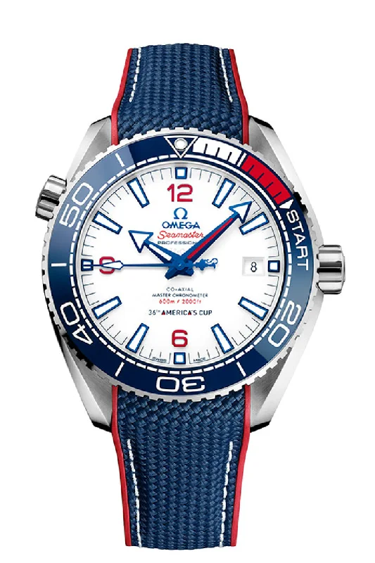 Watches with Rubber Straps for Comfort and DurabilityOmega Seamaster Planet Ocean 600M Master Chronometer America's Cup