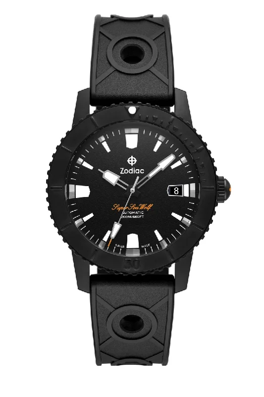 Watches with Dauphine-Style Hands for an Elegant LookZodiac Super Sea Wolf Compression Diver ZO9289