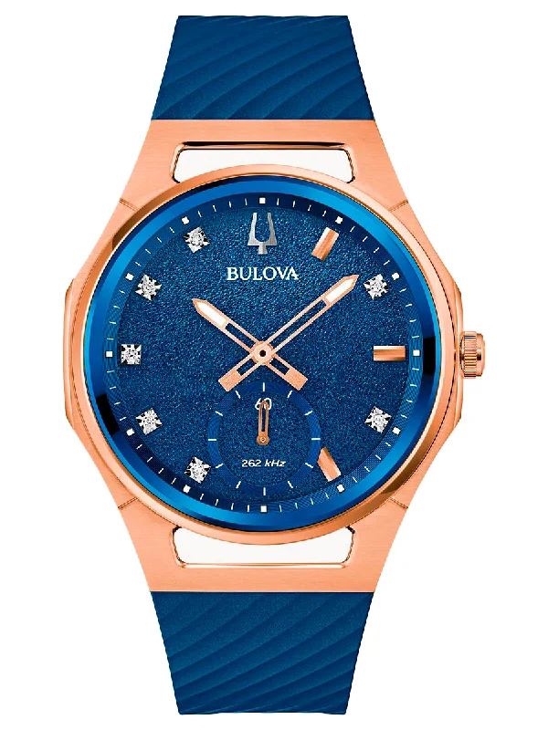 Watches with Baton-Style Hands for a Classic LookReloj Bulova Marc Anthony Curv 97P174