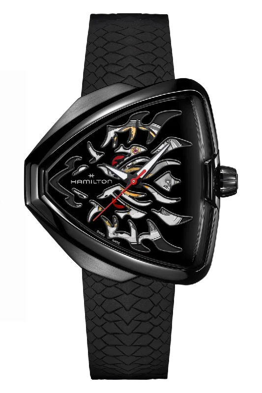 Outdoor Adventure Watches with CompassHamilton Ventura Elvis80 Skeleton 'Year of the Dragon' Automatic H24535332