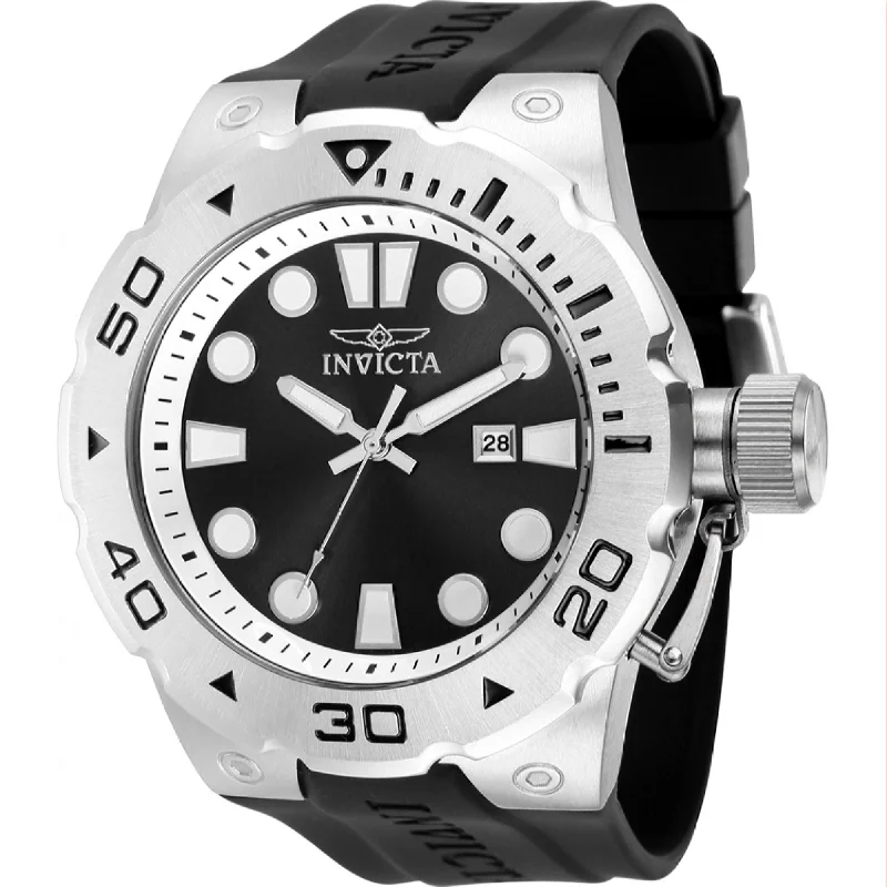 Outdoor Adventure Watches with CompassInvicta Men's 36996 Pro Diver Black Stainless Steel Watch