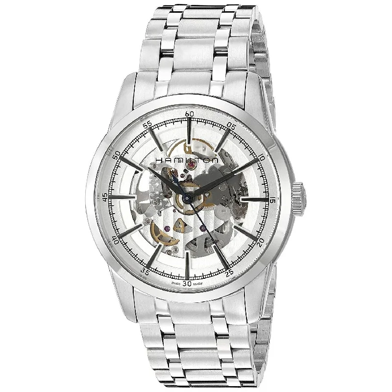 Chronograph Watches for Sports EnthusiastsHamilton Men's H40655151 Railroad Stainless Steel Watch