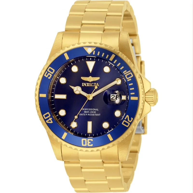 Watches with Gold Plated Cases for a Luxurious LookInvicta Men's 33270 Pro Diver Gold-Tone Stainless Steel Watch