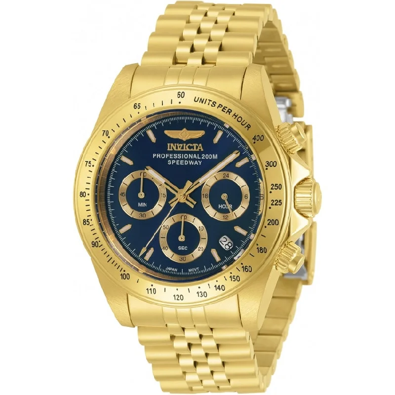 Watches with Braided Straps for a Handmade TouchInvicta Men's 30999 Speedway Gold-Tone Stainless Steel Watch