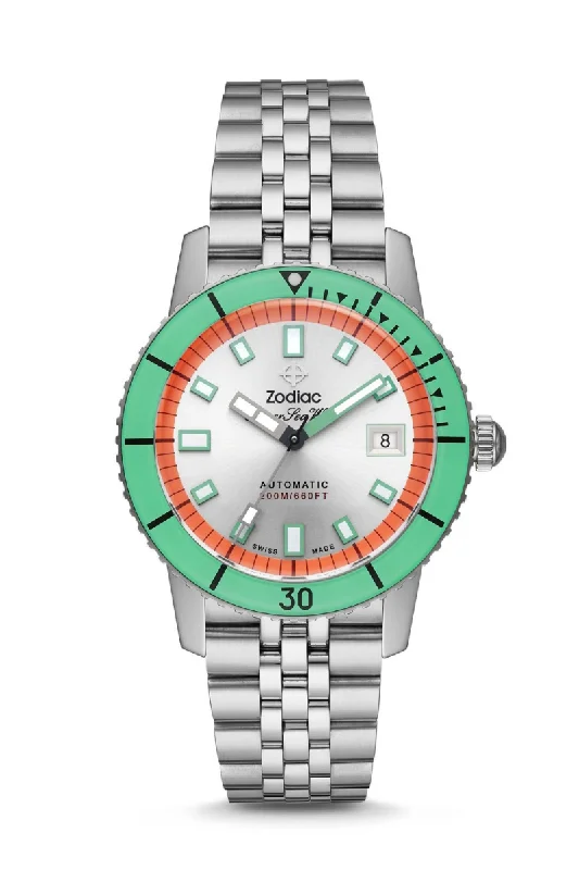 Casual Watches for Weekend OutingsZodiac Super Sea Wolf 'Watermelon' Dive Watch ZO9269