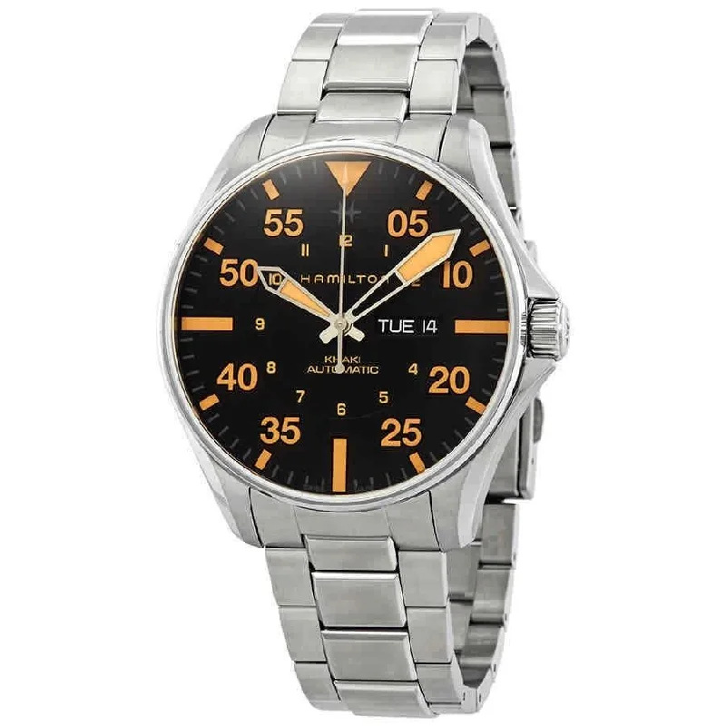 Limited Edition Watches for Exclusive CollectorsHamilton Men's H64725131 Khaki Pilot Stainless Steel Watch