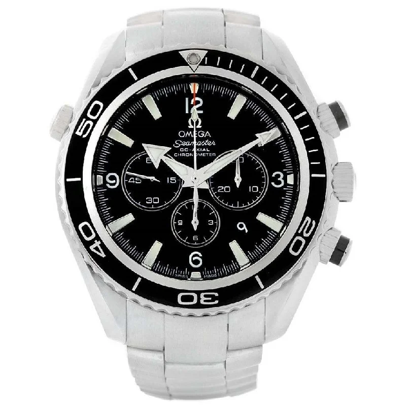 Stainless Steel Dress Watches for BusinessmenOmega Men's 2210.50.00 Seamaster Planet Ocean Chronograph Stainless Steel Watch