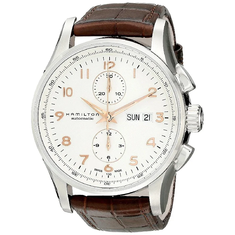 Watches with Two-Tone Cases for a Stylish AppearanceHamilton Men's H32766513 Jazzmaster Maestro Chronograph Automatic Brown Leather Watch