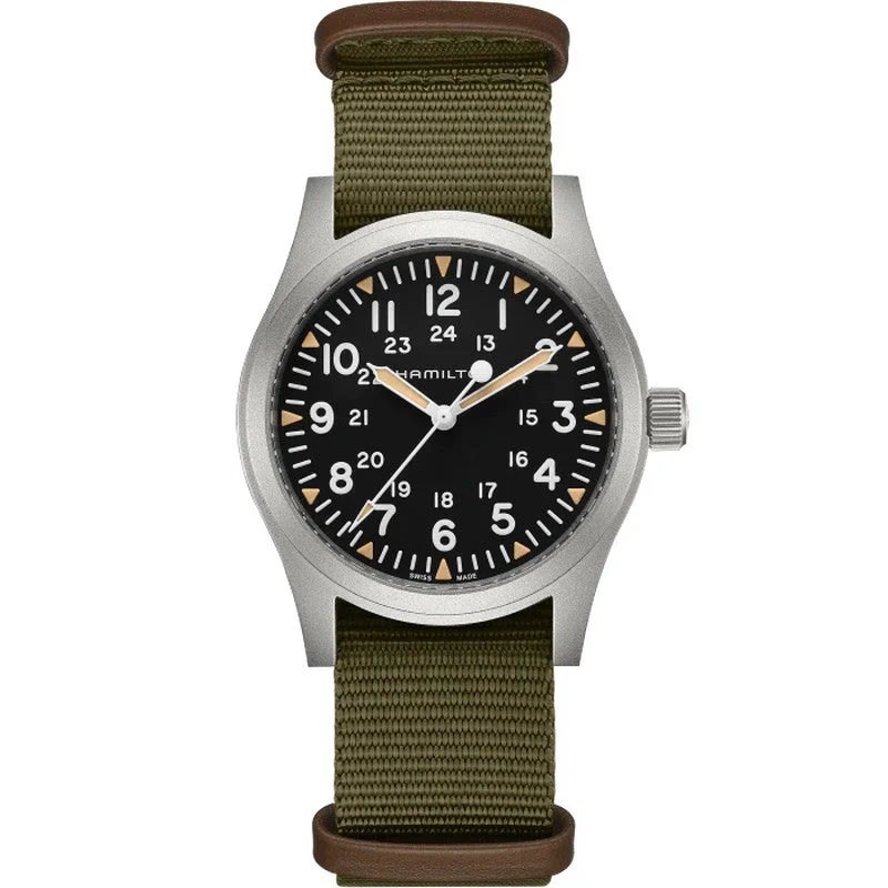 Watches with Luminous Markers for Night VisibilityKhaki Field Mechanical 42mm Mechanical | 42mm | H69529933