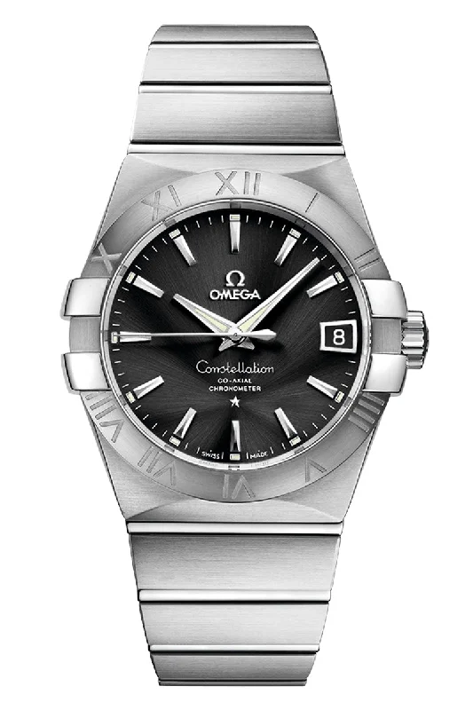 Watches with Stainless Steel PVD Coating for Scratch ResistanceOmega Constellation Chronometer 123.10.38.21.01.001